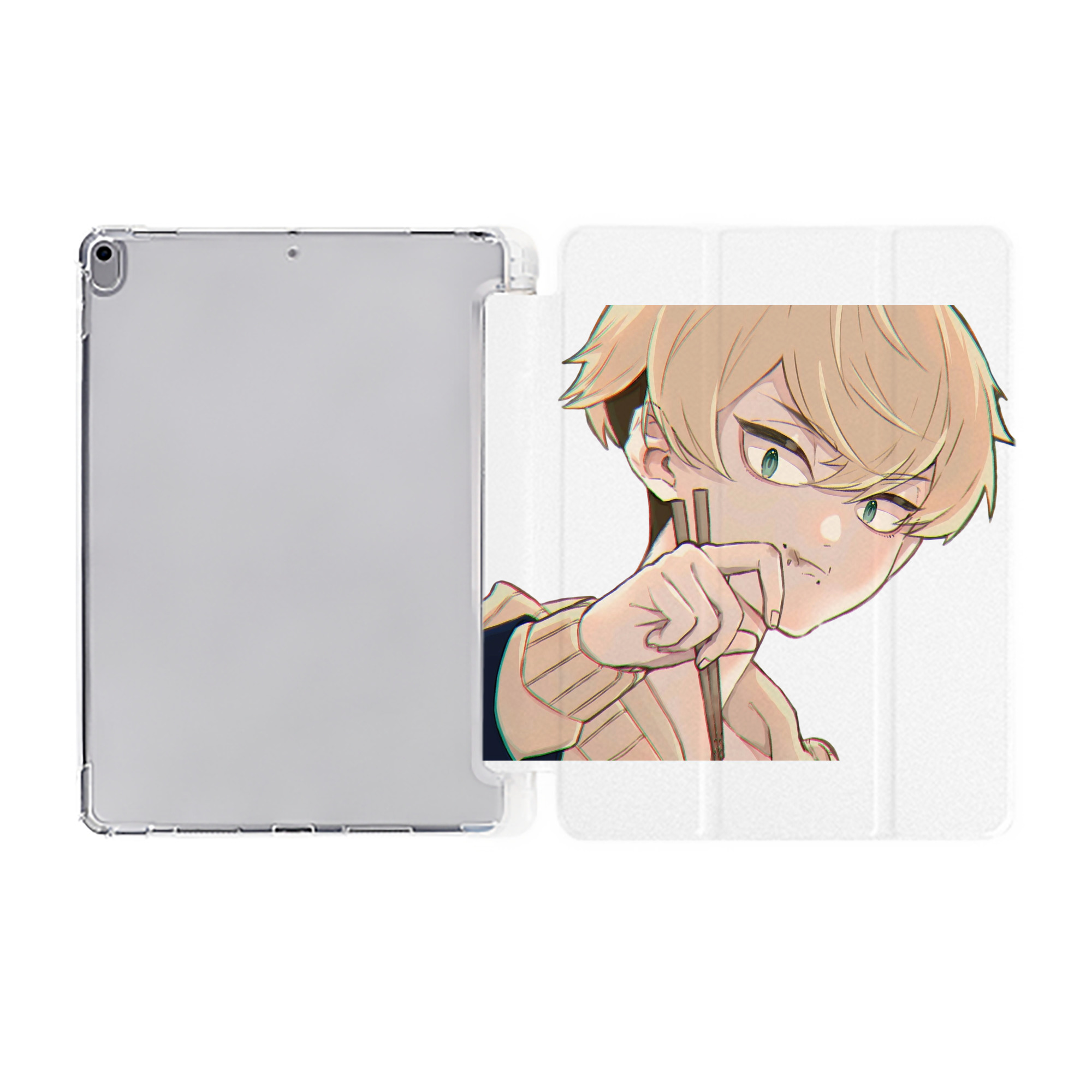 （画像用） 東京リベンジャーズ Tokyo Revengers IPad ケース ペン収納付き 三つ折りスタンド PUレザー×シリコン 対応機種9.5/10.5/10.9インチ